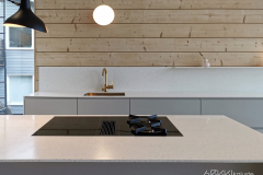 Ajaton keittiö mahtavalla liesitasojärjestelmällä