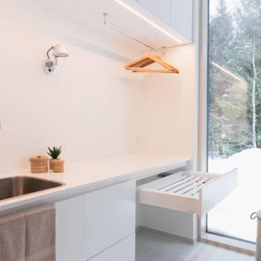 Kuivauslaatikko kutsuu uusia pyykkejä kuivumaan