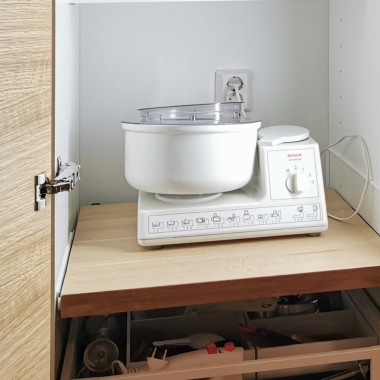 Ulosvedettävällä tasolla lisää toimivuutta keittiöön